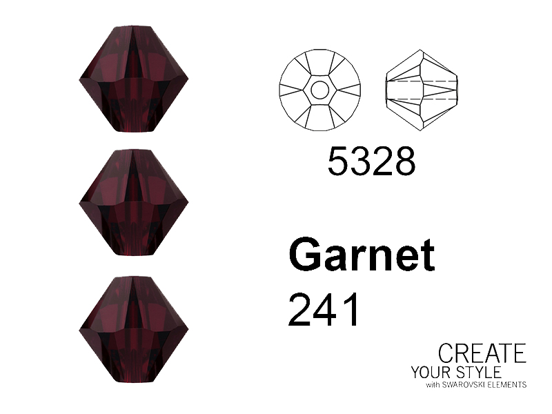 Swarovski Bicono GARNET – 5328