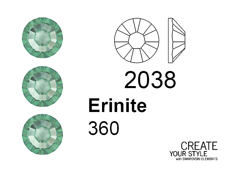 Swarovski Strass Termoadesivo ERINITE - 2038