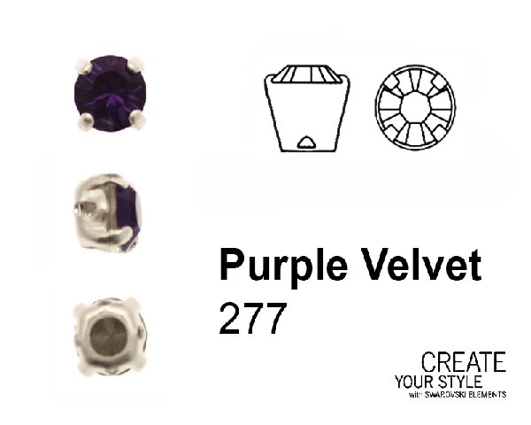 Swarovski Strass da cucito PURPLE VELVET