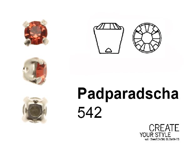 Swarovski Strass da cucito PADPARADSCHA
