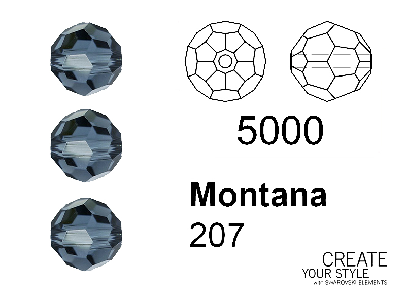 Swarovski Tondo Sfaccettato MONTANA - 5000
