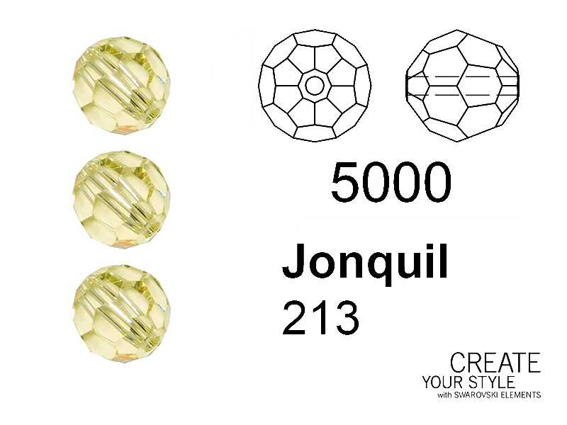 Swarovski Tondo Sfaccettato JONQUIL - 5000