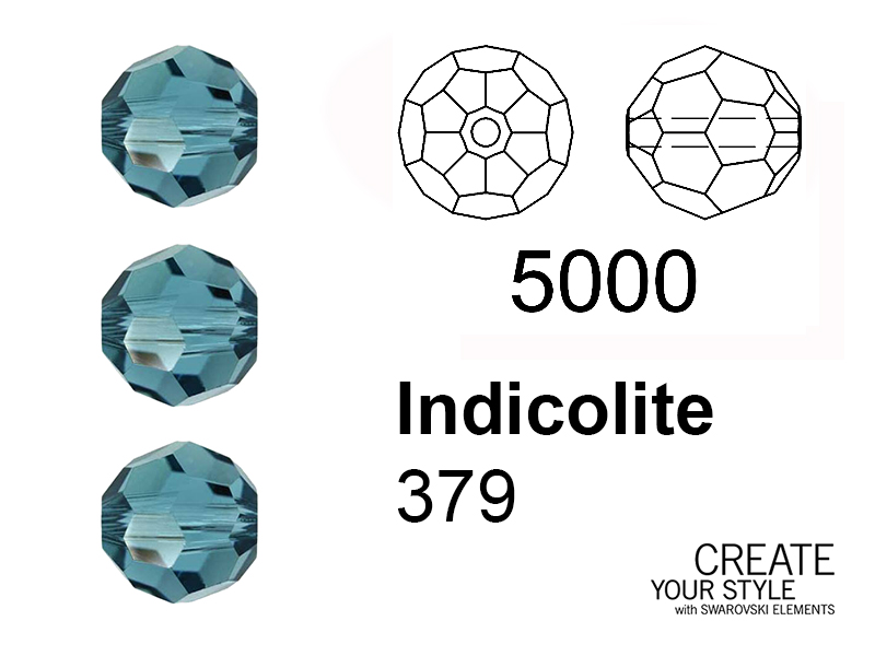 Swarovski Tondo Sfaccettato INDICOLITE - 5000