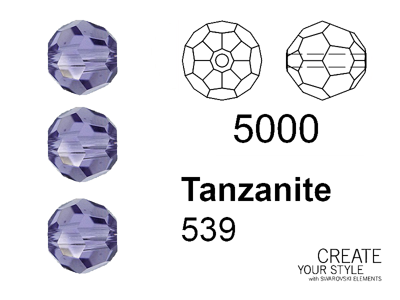 Swarovski Tondo Sfaccettato TANZANITE - 5000