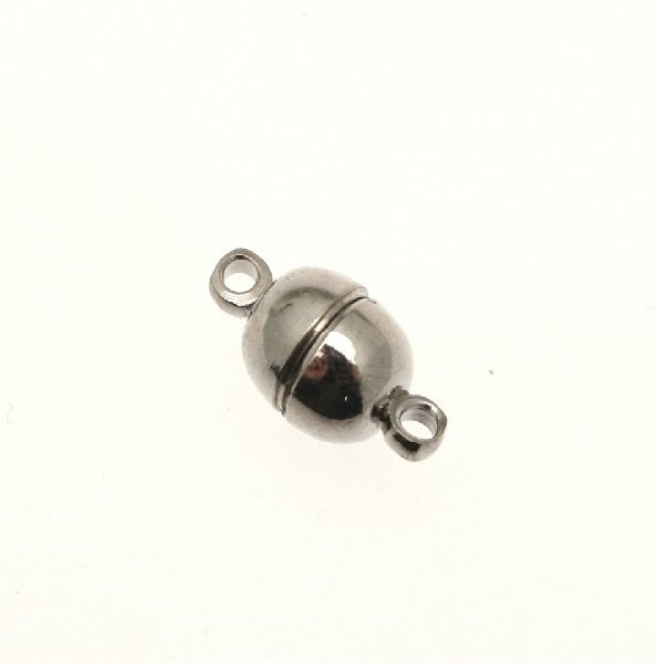 Chiusura a calamita ovale, 7x15 mm.