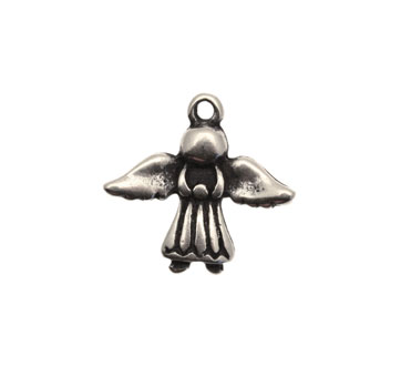 Ciondolo a forma di angelo, 20x19 mm.