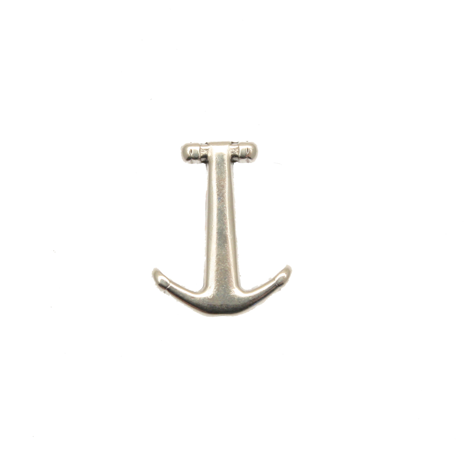 Distanziatore a forma di ancora piatta liscia, 14x17 mm.