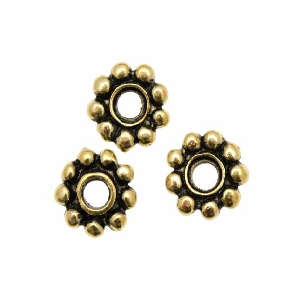 Distanziatore a rondella piatta a fiore, 10x2,7 mm.