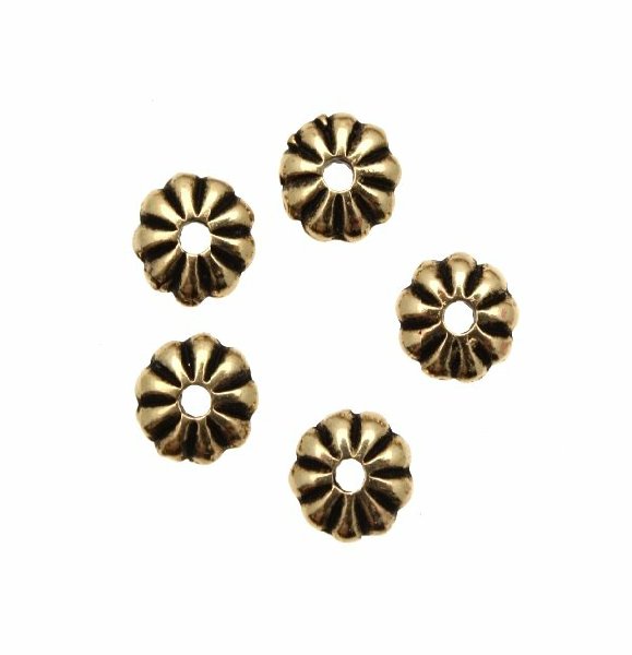 Distanziatore a rondella piccola a spicchi, 7x2 mm.