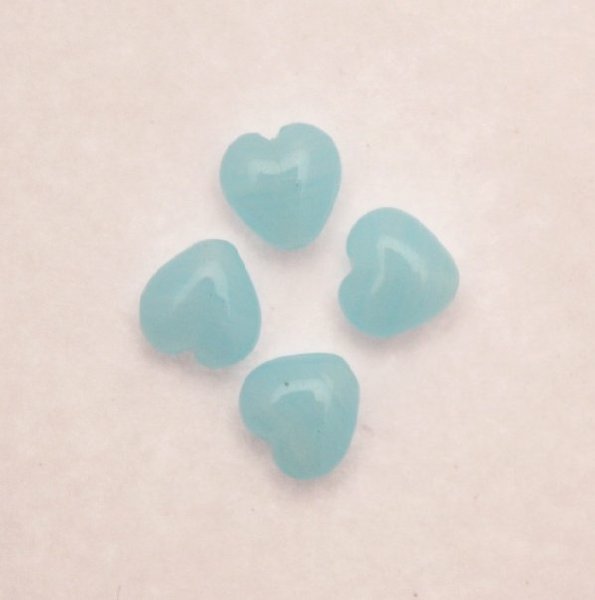 Cuore, 5 mm., Turchese