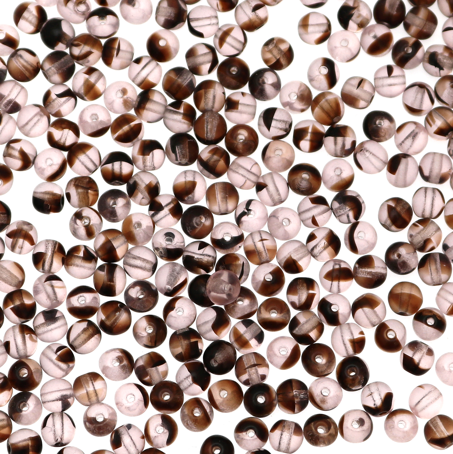 Palla, 5 mm., Vinaccia striato in marrone