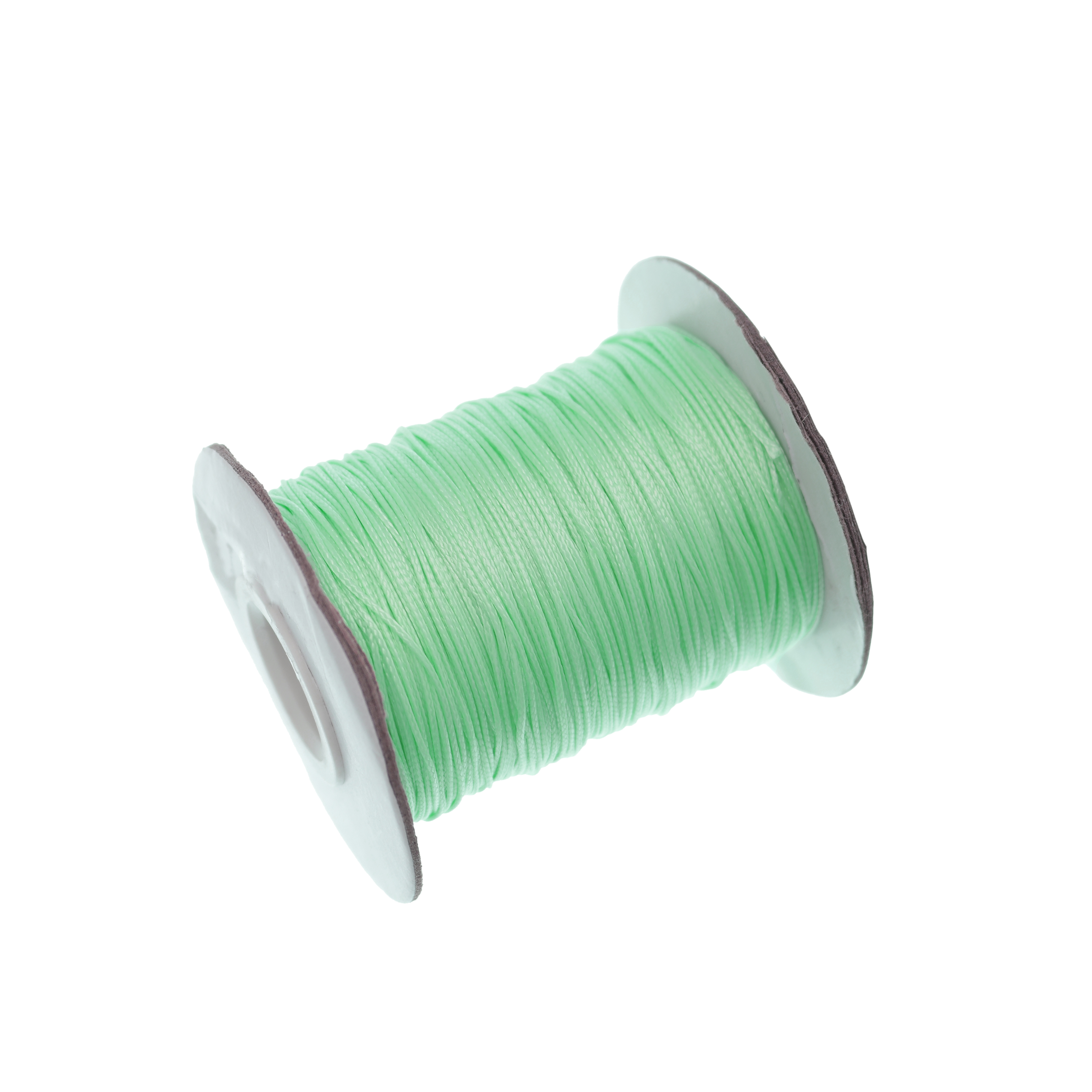 Cordoncino sintetico cerato, spessore 0,5 mm, colore VERDE MENTA