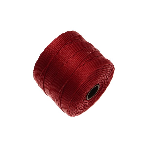 Super-Lon Bead Cord, spessore 0,6 mm., colore ROSSO SCURO