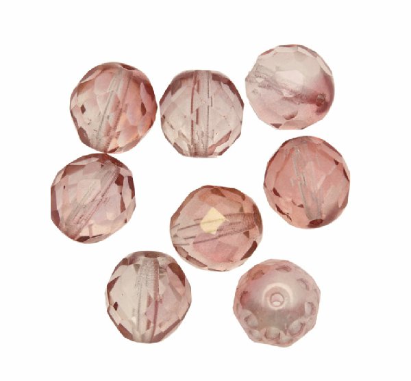 Mezzo cristallo colore Rosa antico sfumato trasparente