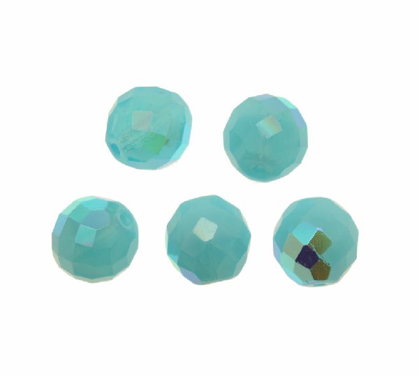 Mezzo cristallo colore Turchese chiaro AB