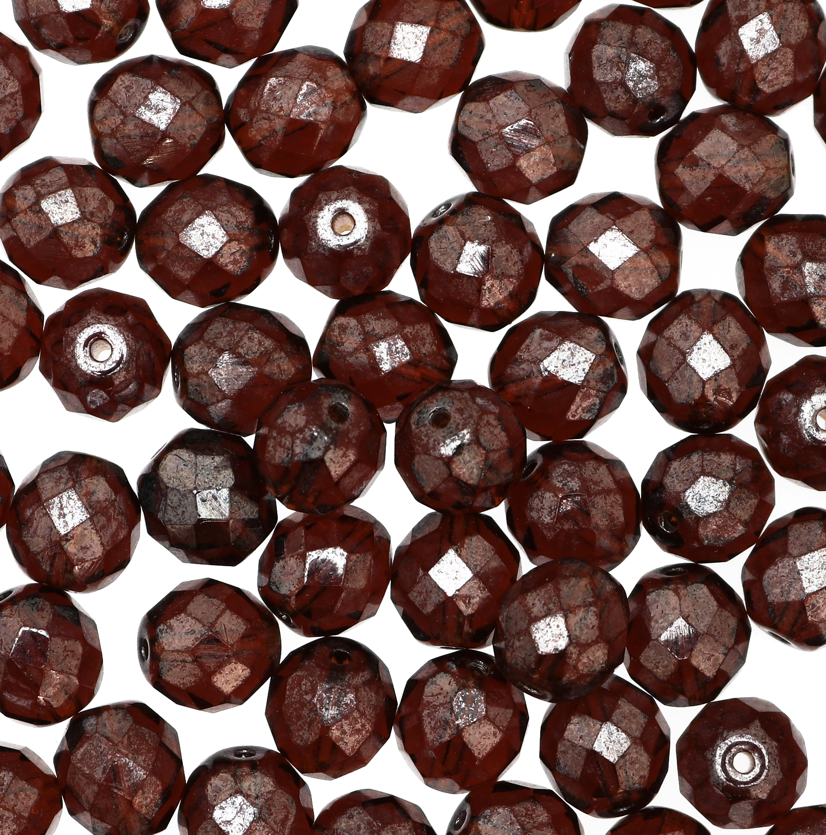 Mezzo cristallo colore Smoked Topaz listrato
