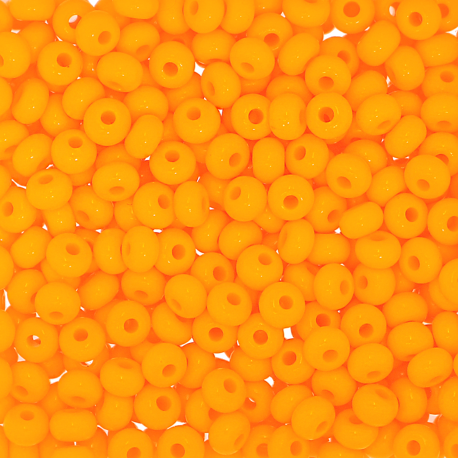 Conteria in vetro, dimensione 4,5x3mm., colore Arancione opaco