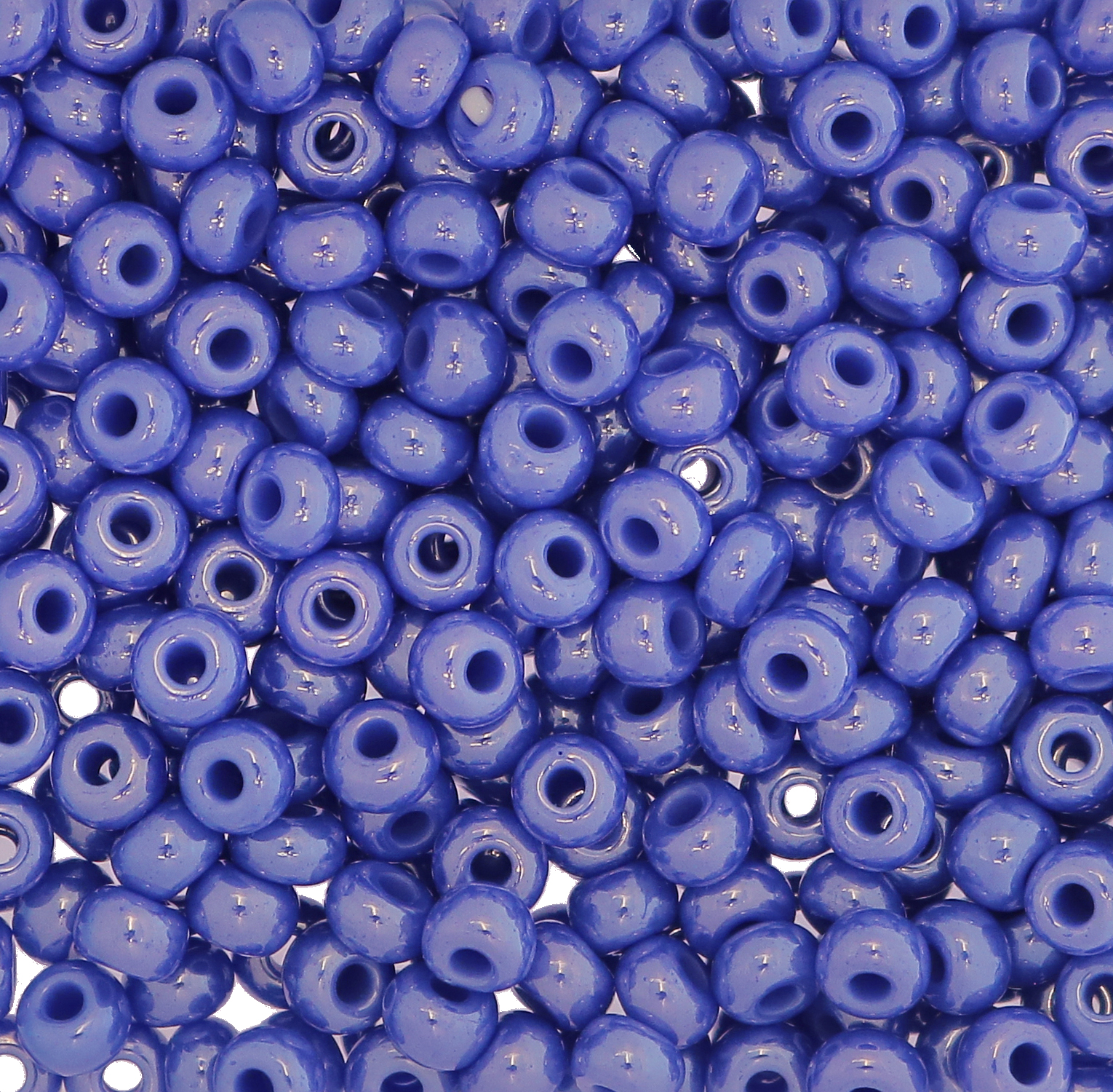 Conteria in vetro, dimensione 4,5x3mm., colore Zaffiro perlato