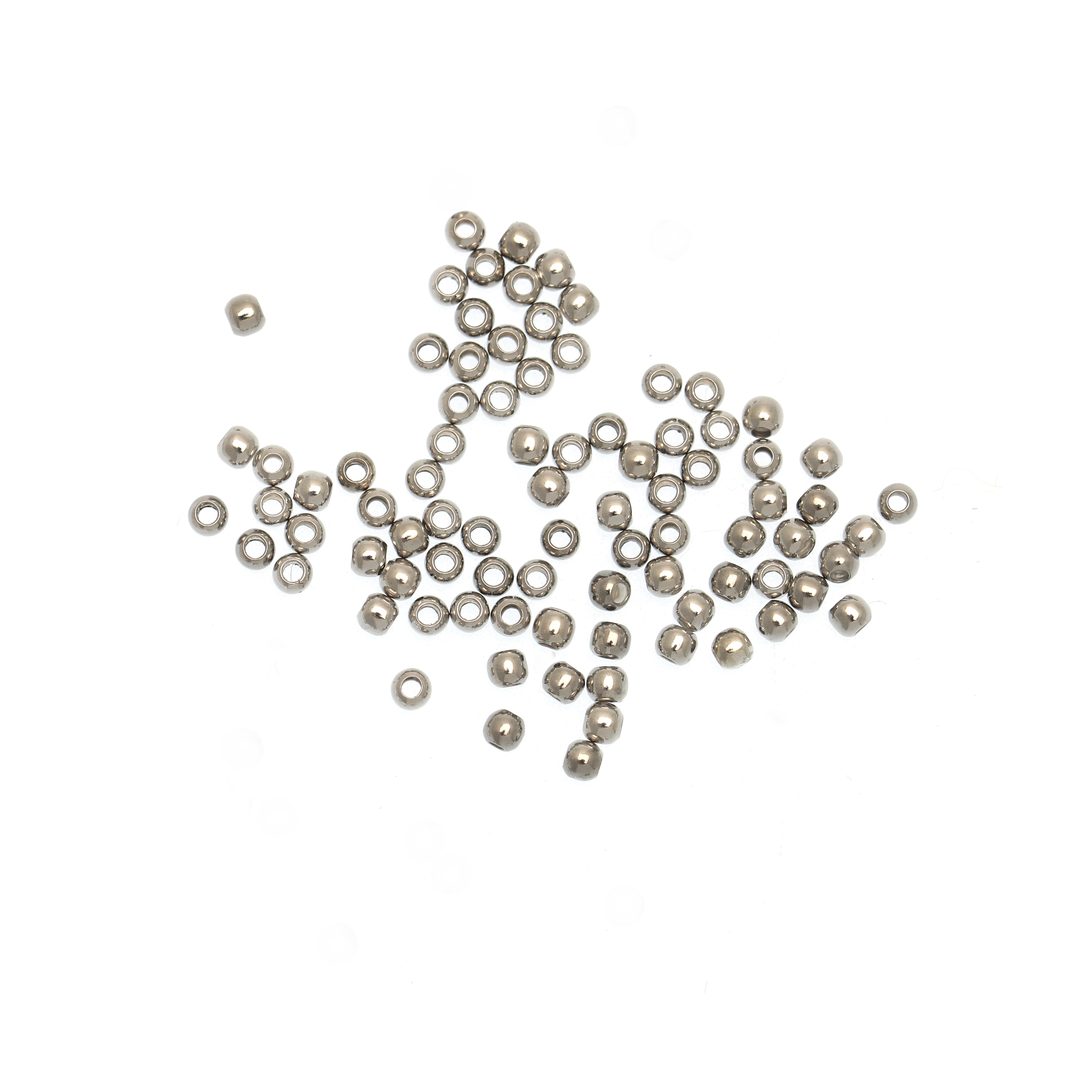 Distanziatore liscio a palla 2 mm. in Argento 925