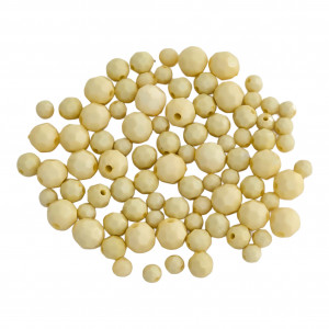 Mix Perline in Resina colore GIALLO CHIARISSIMO