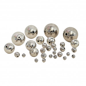 Mix Perline in Resina colore ARGENTO