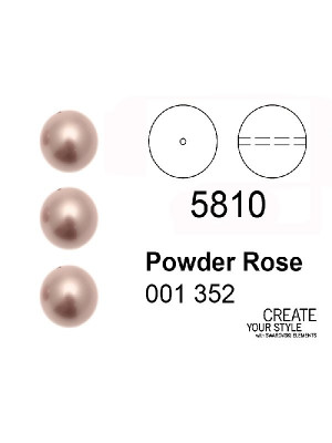 Swarovski Perla POWDER ROSE - 5810