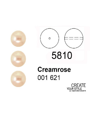 Swarovski Perla CREAMROSE - 5810