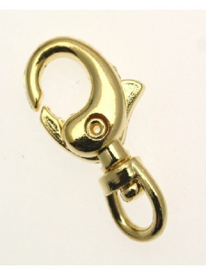 Moschettone per portachiavi 30x12 mm.