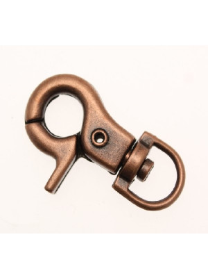 Moschettone per portachiavi 30x13 mm.