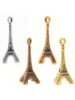 Ciondolo a forma di Torre Eiffel grande 10x23 mm.