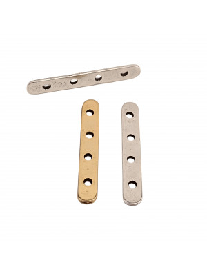 Distanziatore piatto per 4 fili 42x6 mm.