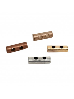 Distanziatore a forma di tubo per 2 fili 12 mm.