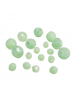 Mix Mezzi Cristalli colore Verde Menta
