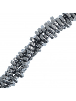 FILO Distanz. a forma di CHIPS, in Ematite, 8x3 mm., colore EMATITE 