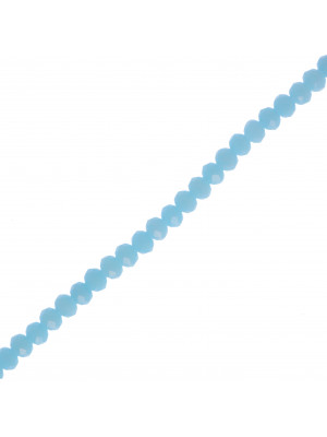 Filo di Cipollotti in Cristallo, 3,5x2,5mm., colore ACQUA OPACO