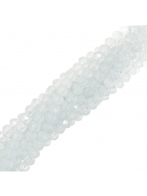 Filo di Cipollotti in Cristallo, 4x3 mm., colore BIANCO OPALE