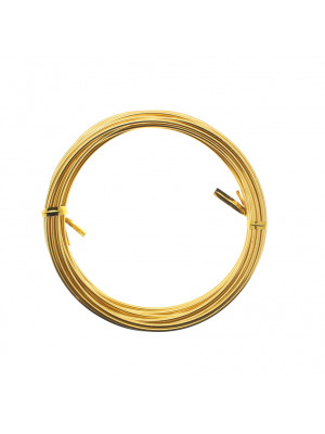 Filo in alluminio 2 mm. colore ORO