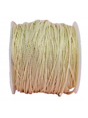 Super-Lon Bead Cord, spessore 0,6 mm., colore PANNA