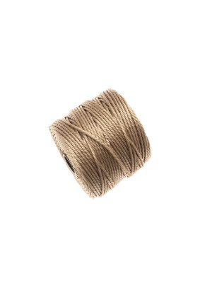 Super-Lon Bead Cord TEX400, spessore 0,9 mm., colore MARRONE CHIARO