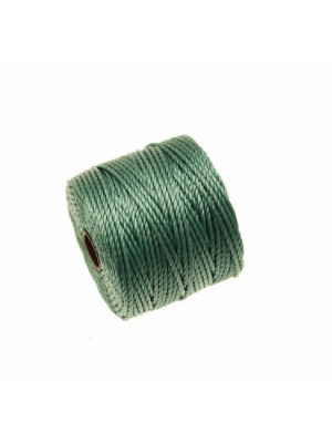 Super-Lon Bead Cord TEX400, spessore 0,9 mm., colore VERDE SALVIA