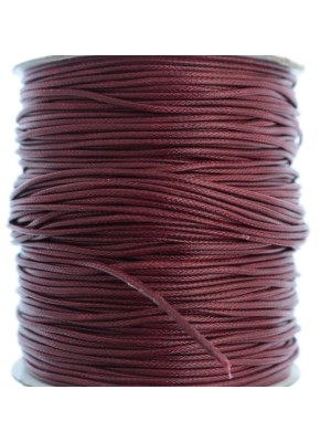 Cordoncino in Poliestere cerato, spessore 1,5 mm, colore Rosso Mattone