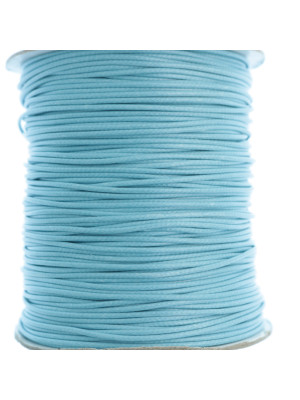 Cordoncino in Poliestere cerato, spessore 1,5 mm, colore Turchese