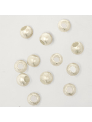Perla in RESINA 6mm colore BIANCO PERLATO