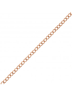 Catena grumetta sottile, in Acciaio, diametro dell'anello 3x4 mm.
