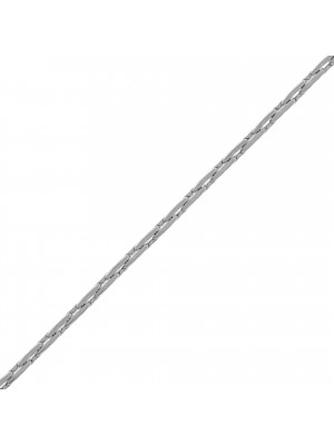 Catena tubolare a Cobra, in Acciaio, sottile, spessore 0,8 mm