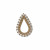 Castone con Strass Porta Gemma 13x7.8