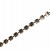 Catena porta strass, 7,2 mm. (SS34), base Argentato Rodio