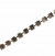 Catena porta strass, 8,2 mm. (SS39), base Argentato Rodio