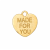 Ciondolo Cuore con scritta 15x16 mm.