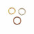 Anellino tondo apribile 15x2 mm.